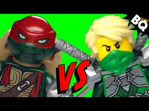 Lego Ninja Turtles Tmnt Vs Lego Ninjago Ninja Battle