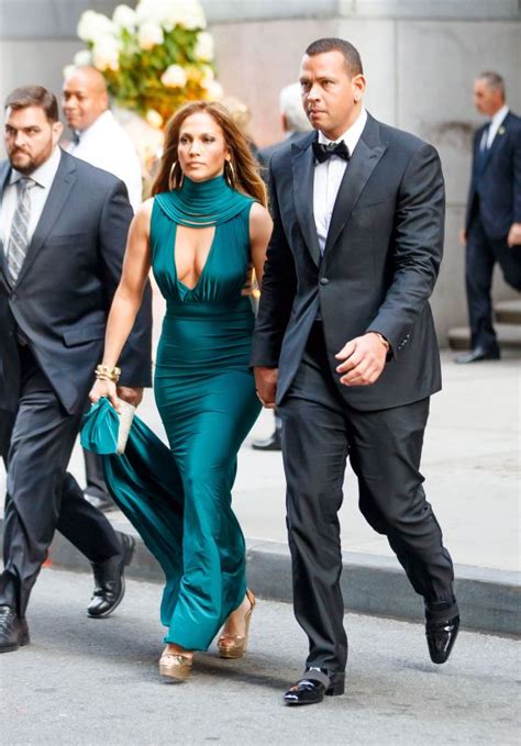 Jennifer Lopez and Alex Rodriguez - Heading Into Friends Wedding in NYC ...