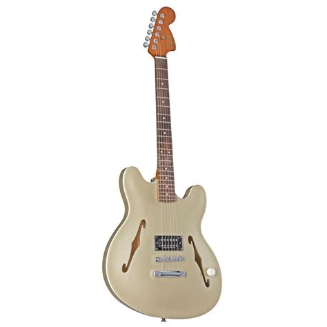 Fender Tom Delonge Starcaster Satin Shoreline Gold MUSIC STORE