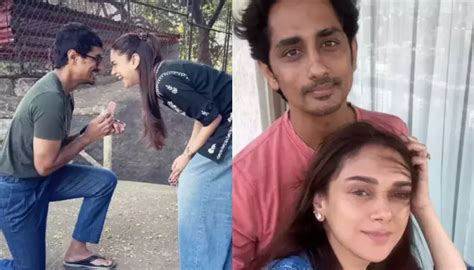 Aditi Rao Hydari Shares Unseen Photo Of Siddharth Proposing With A Ring