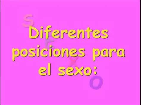 Diferentes Posiciones Para El Sexo YouTube