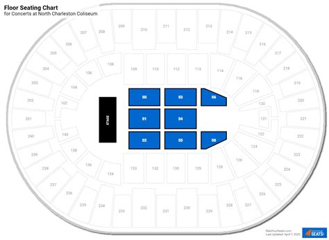 North Charleston Coliseum Seating