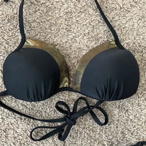 Lori Coulter Swimsuit Black Bikini Gem