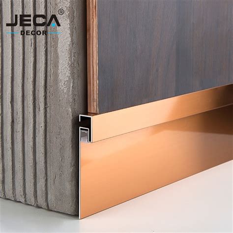 China Low Price Aesthetic Practical Custom Skirting Profile Suppliers