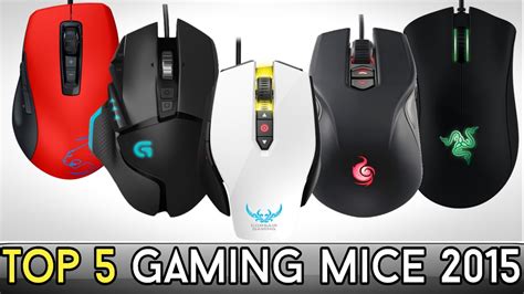 Top 5 Best Pc Gaming Mice For 2015 Youtube