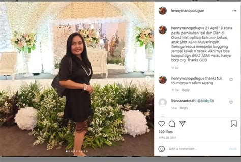 Profil Biodata Henny Manopo Lugue Ibu Amanda Meninggal Dunia Lengkap IG