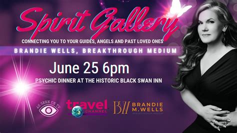 Spirit Gallery And Psychic Dinner At The Black Swan Inn With Brandie