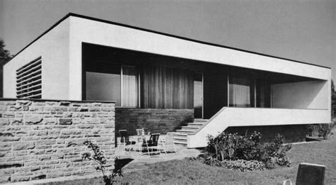 German Post War Modern Photo Mid Century House Architecture Modern