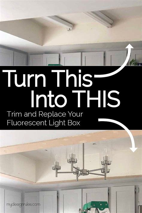 Replace Your Dated Lightbox Easy Diy Tips To Replace Fluorescent Light