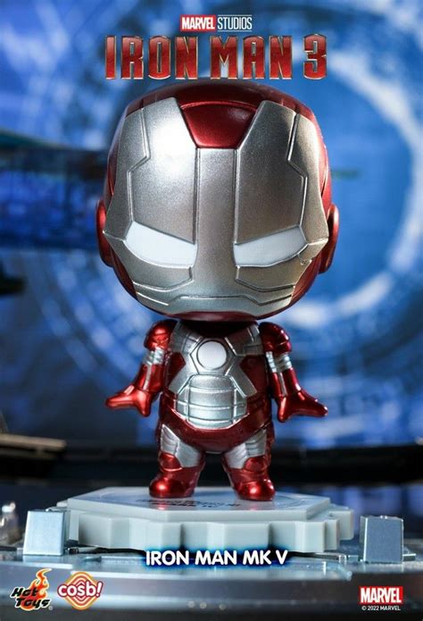 HOT TOYS HOT TOYS COSBI BOBBLE HEAD COLLECTION MARVEL IRON MAN SERIES FULL SET AND