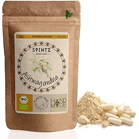 Get Spintz Stk Bio Ashwagandha Kapseln Hochdosierte Ashwaganda