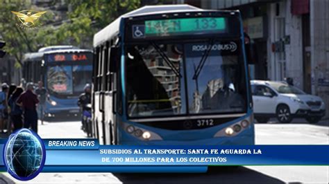 Subsidios Al Transporte Santa Fe Aguarda La De 700 Millones Para Los