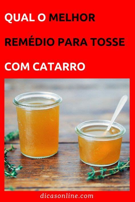 Os Melhores Rem Dios Caseiros Para Acabar A Tosse Catarro