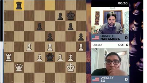 Wesley So Vs Hikaru Nakamura Airthings Masters 2023 Sf G1 Youtube