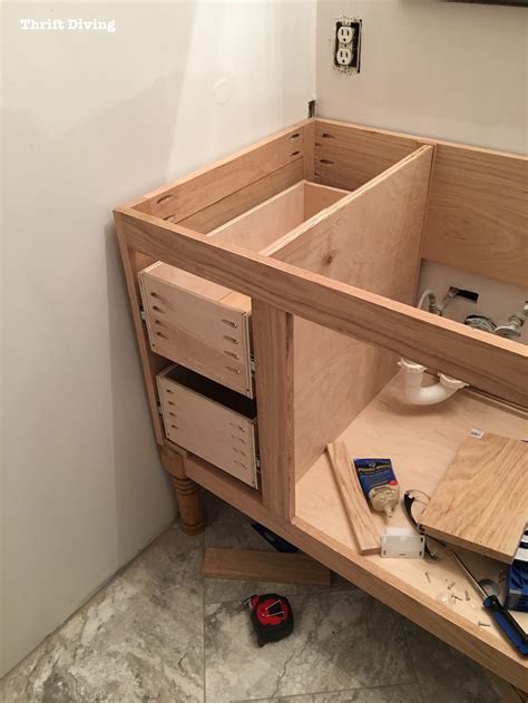 How To Build A Bathroom Vanity Image To U