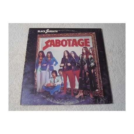 Black Sabbath - Sabotage LP Vinyl Record For Sale