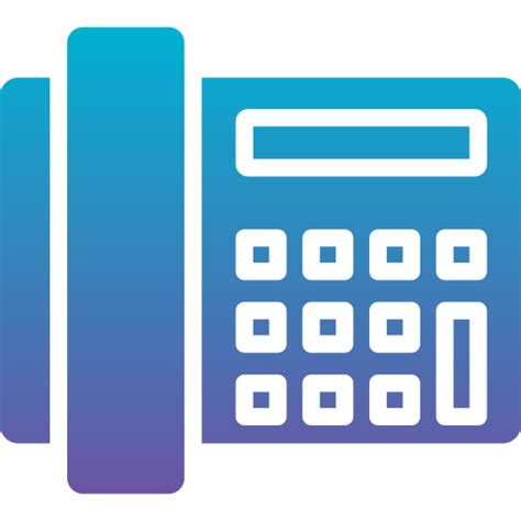 Telephone Generic Flat Gradient Icon