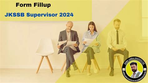 Jkssb Supervisor Form Fillup Timeline Process And Fees