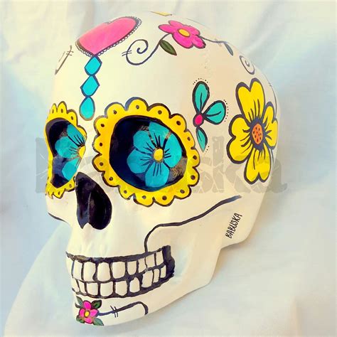 Pintura Sugar Skull Sugar Skull Painting Sugar Skull Artwork Sugar