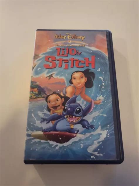 Cassette Vintage Vhs Walt Disney Grand Classic Lilo And Stitch Fr