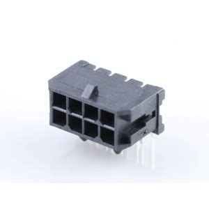 Molex Micro Fit Right Angle Header Mm Pitch Dual