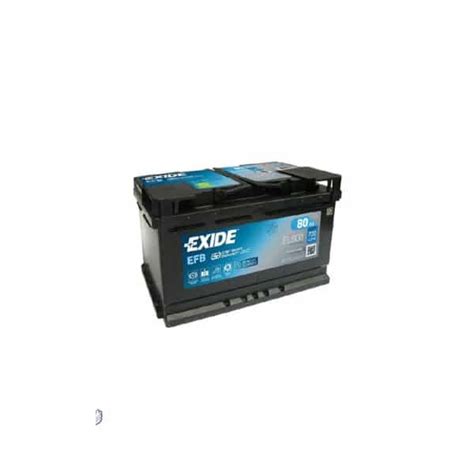 EXIDE EL800 L4 EFB START STOP 12 V 80 Ah 720 A BATTERIE VOITURE La