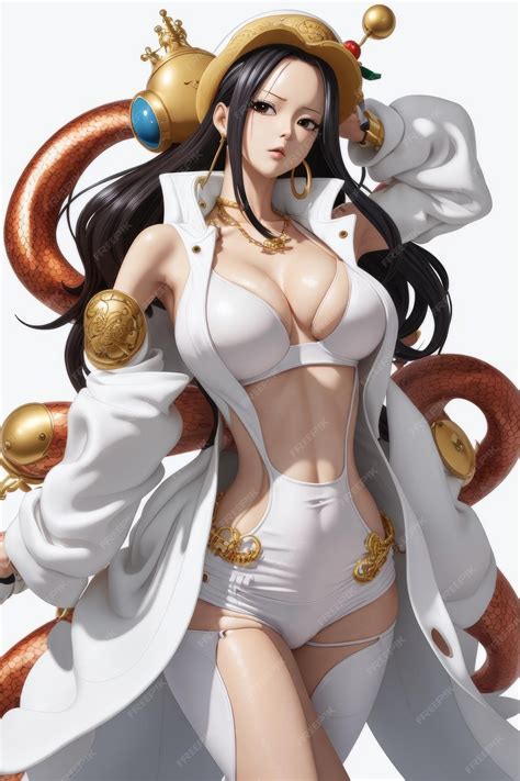 premium ai image boa hancock  piece anime kuja pirates warlord