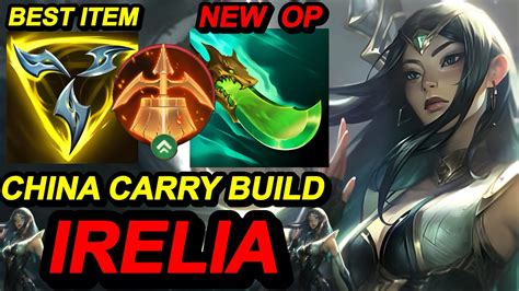 Wild Rift China Irelia Top China New Season Rank Gameplay Build