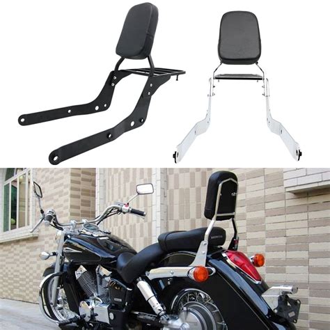 Backrest Sissy Bar W Luggage Rack For Honda Shadow