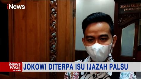 Gibran Geram Tanggapi Soal Isu Ijazah Palsu Presiden Jokowi INewsPagi