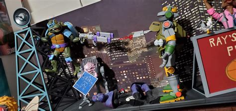 Here is my current Neca cartoon TMNT display. I'm having a blast with ...