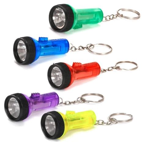 Tiny Transparent Torch Led Keychaintarget Inc