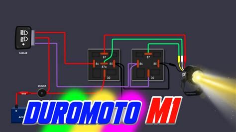 Cara Pasang Lampu Tembak Motor Led Laser Duromoto M Relay Kaki Dan