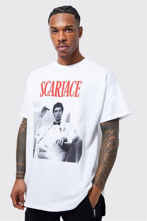 Oversized Scarface License T Shirt Boohoo