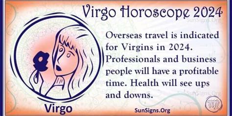 Virgo Horoscope 2024 Get Your Predictions Now Sunsignsorg