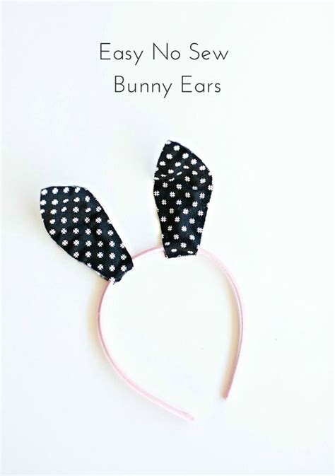 5 Minute No Sew Fabric Bunny Ears Creative Easter Eggs Easter Kids