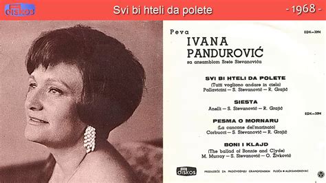 Ivana Pandurovic Svi Bi Hteli Da Polete Audio Youtube