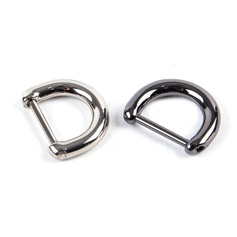 Metal D Ring Buckle Shackle Clasp For Leather Craft Bag Strap Belt