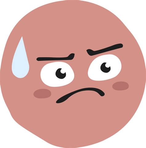 Awkward Cute Emotions Vector Free Download