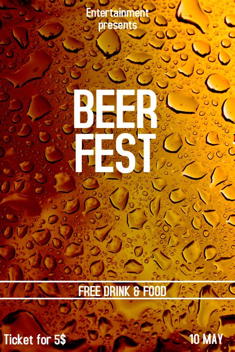 Copy Of Beer Fest Flyer Template Postermywall