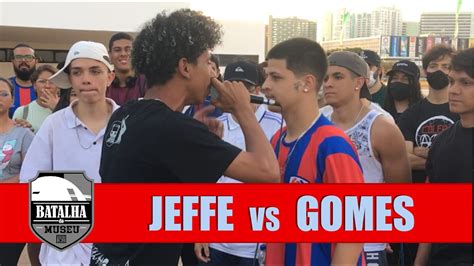 Gomes x Jeffe Batalha do Museu 430 2ª FASE YouTube