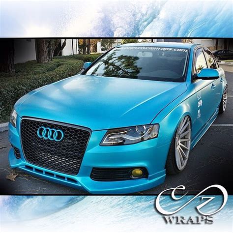 Audi Wrapped In 1080 Satin Ocean Shimmer Vinyl Vinyl Wrap 3M