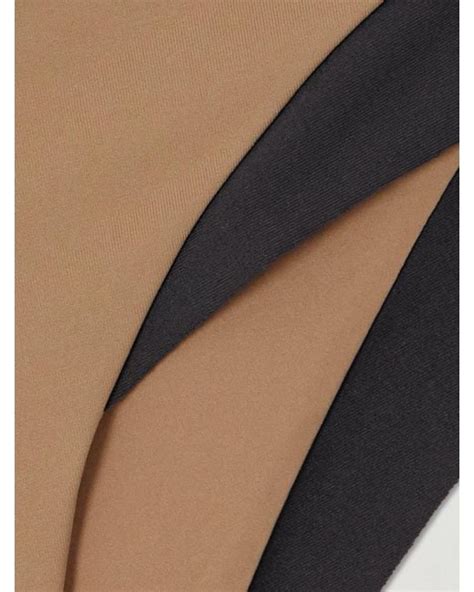 Marysia Swim Calacatta Two Tone Bikini Briefs In Natural Lyst