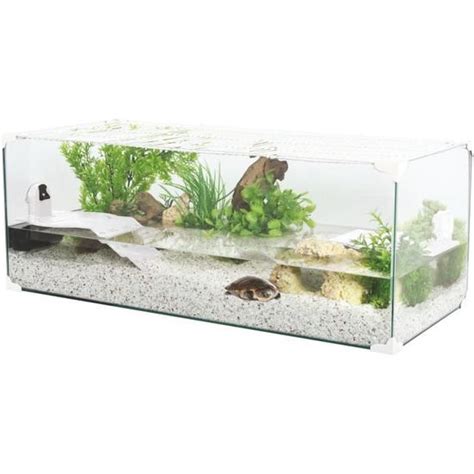 Aquarium Tortue Karapas Aqua Pro Blanc Zolux Rectangulaire