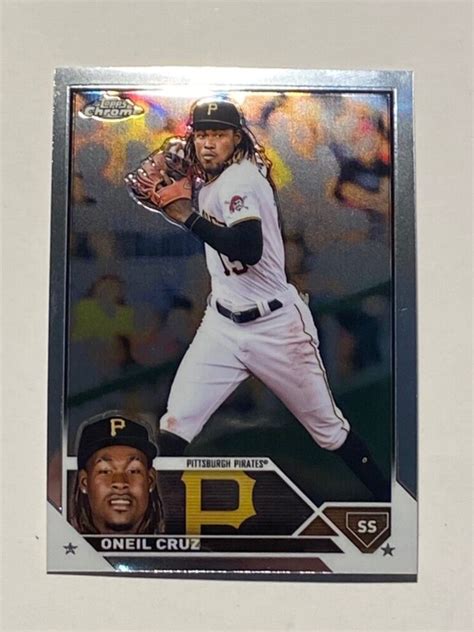 Topps Chrome Baseball Oneil Cruz Ebay