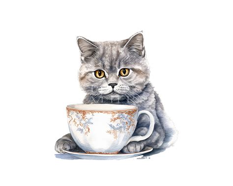 British Shorthair Clipart PNG Etsy