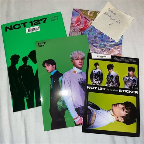 Nct 127 Sticker Album Sticky Version Instant Buy Depop