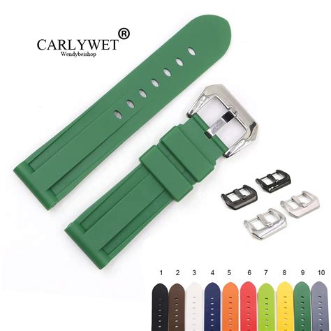 Carlywet Mm Pure Green White Black Brown Waterproof Silicone