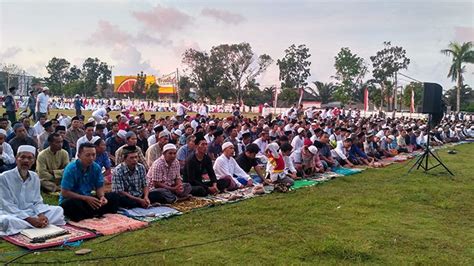 Panduan Shalat Idul Fitri Di Masjid Atau Lapangan Begini