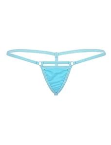 YiZYiF Intimo Da Donna Lucido Slip Wetlook Intimo Sexy Perizoma Tanga Bikini Mutandine Da Bagno